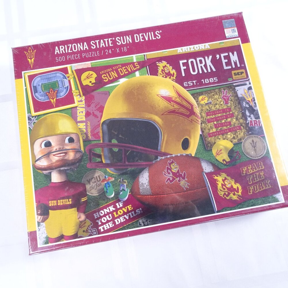 NCAA Arizona State Sun Devils (ASU) Retro Series Puzzle (500-Pieces)